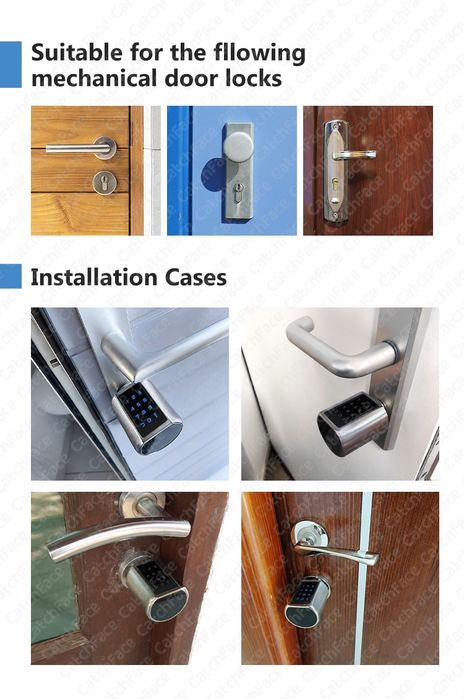 Fechadura Inteligente TTLock 70mm Bluetooth/Wi-Fi