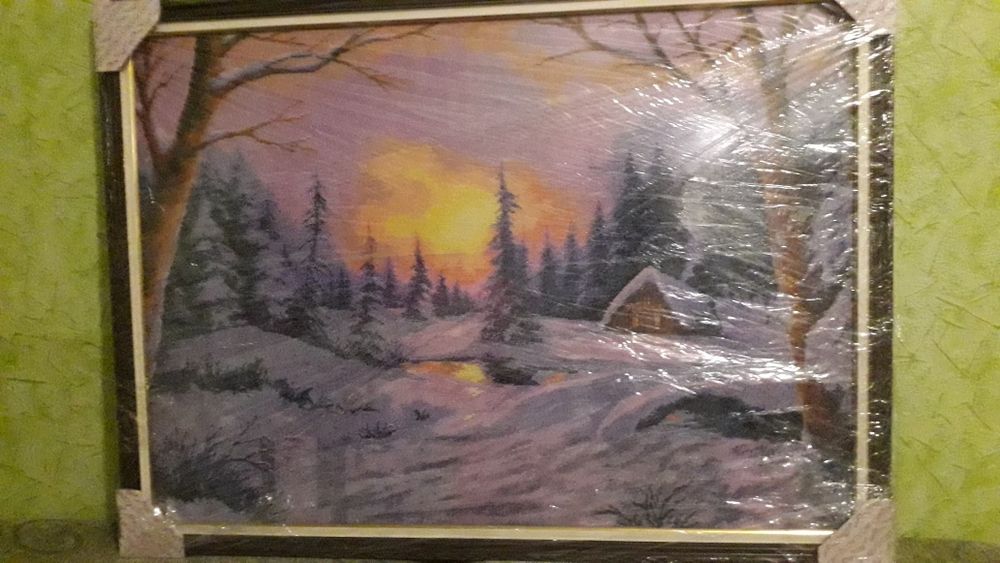 Вишивка "Зимовий вечір"