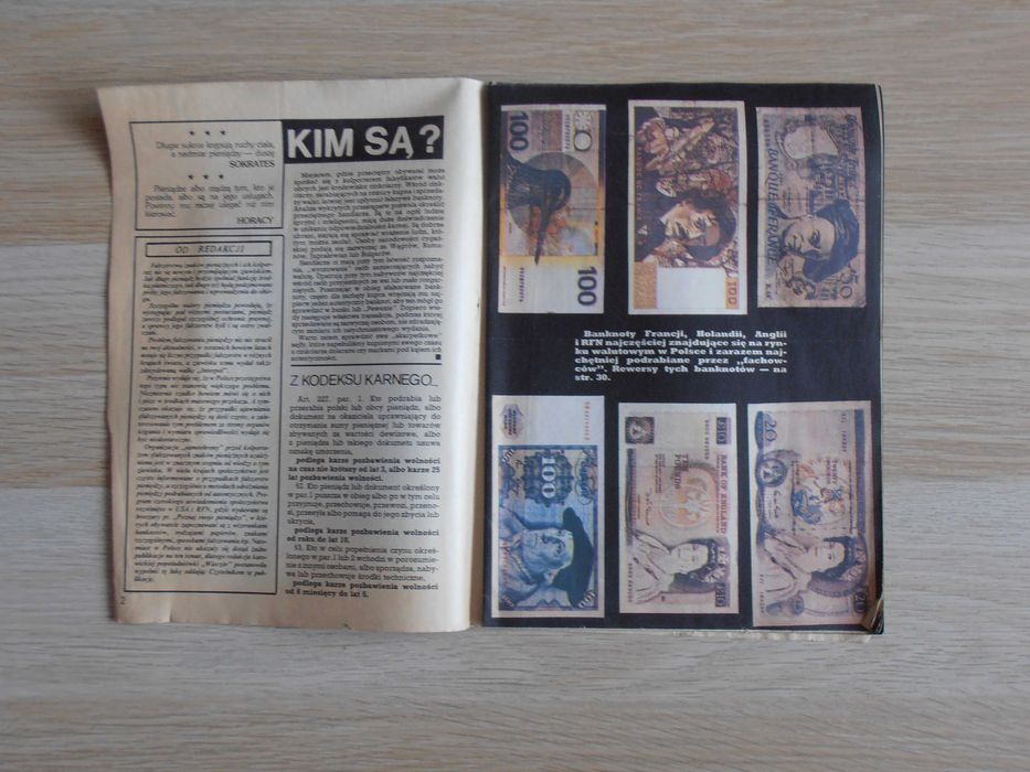 Falsyfikat - poradnik dla kupujących walutę 1990r.