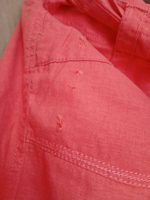 M&S Spodnie lniane kuloty ,lato upał,urlop,size 12