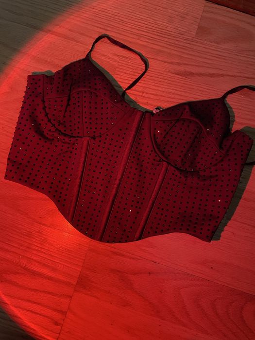 корсет з блискітками