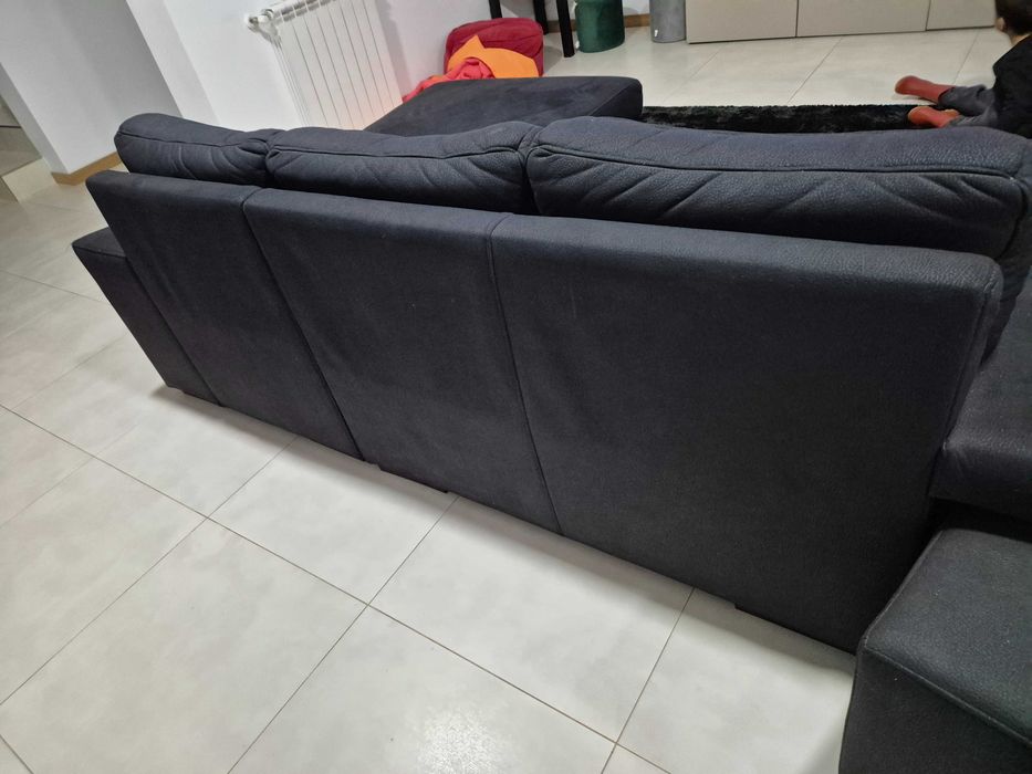 Sofa 3 lugares com chaise