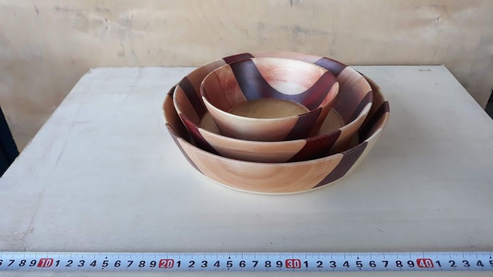 Peças únicas de artesanato em madeira, decoração