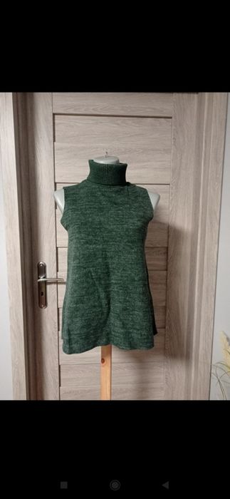 Bezrękawnik zielony Zara