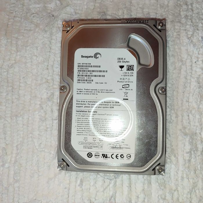 disco HDD 250GB SATA Seagate  - encriptado434143628132372483
