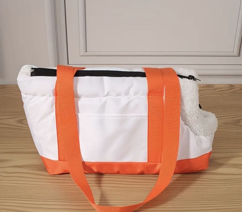 Тепла зимова сумка переноска для домашніх тварин