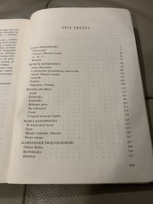 Arcydzieła nowelistyki pozytywizmu Glob 1989