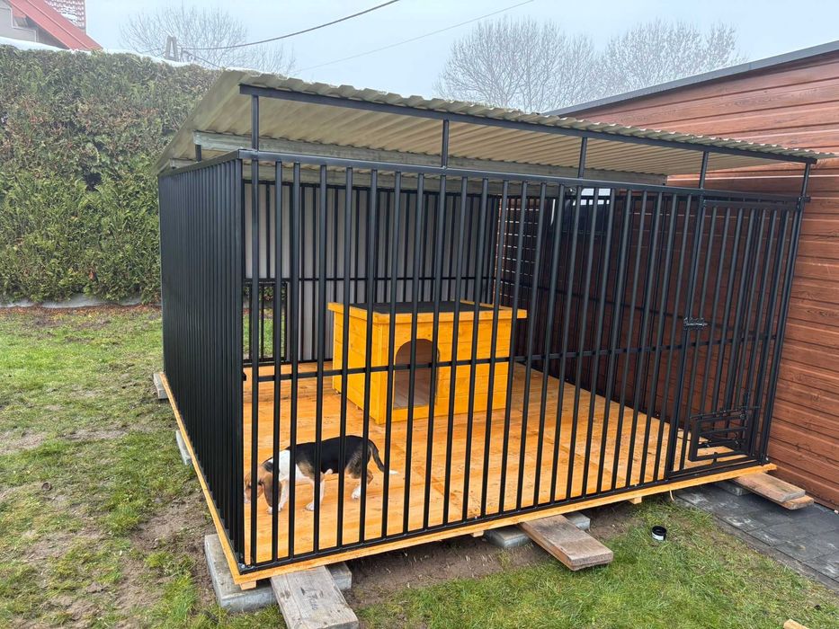 Konstrukcja stalowa-kojec dla psa _MOCNY!