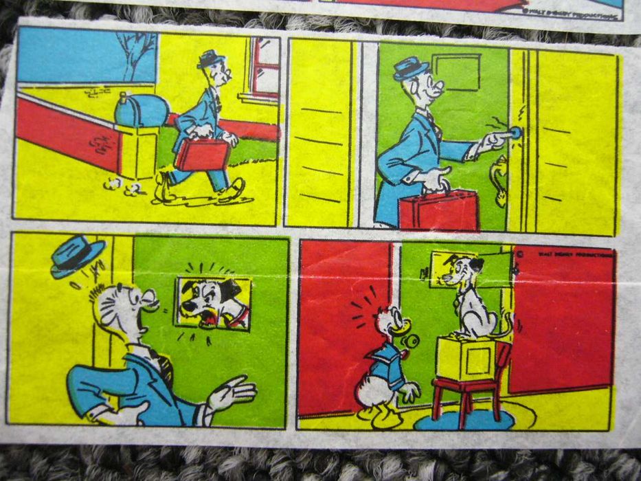 Historyjki z gum do żucia Donald 9 sztuk