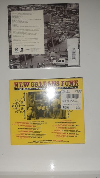 2 cds -#1 compilacão "soul jazz" New Orleans Funk /2# Fanga (Natural)