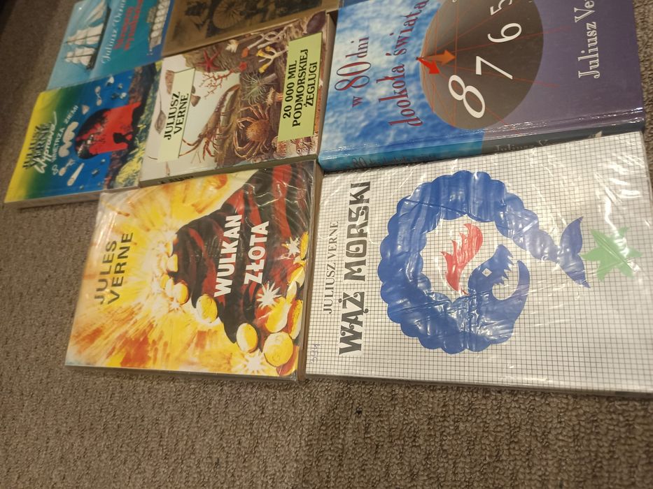 Książki Juliusza Vernea zestaw