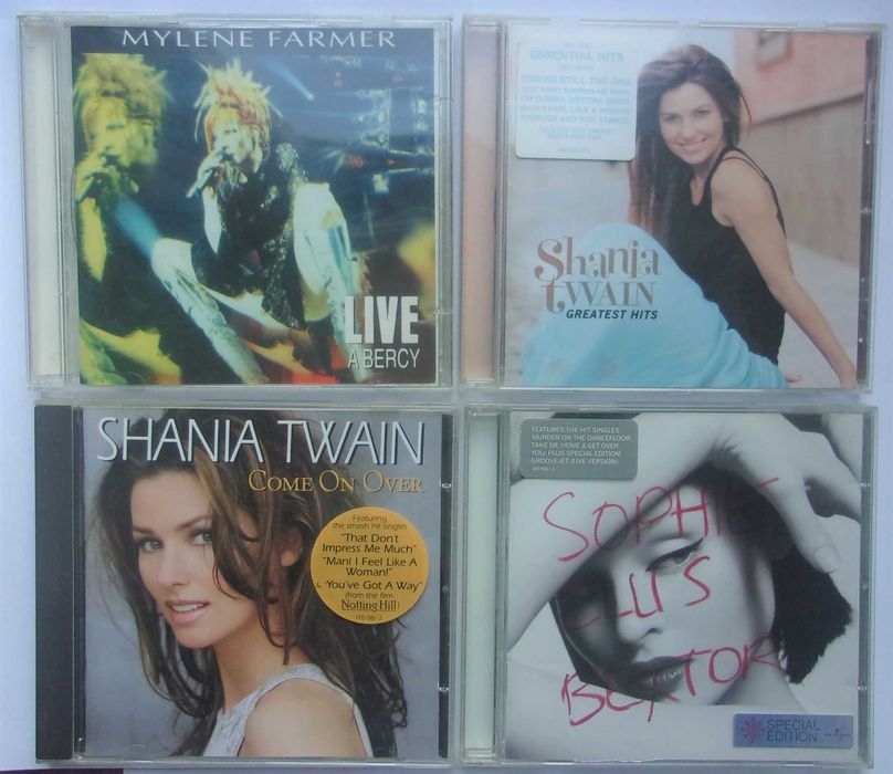 Zestaw zagranicznych  płyt CD