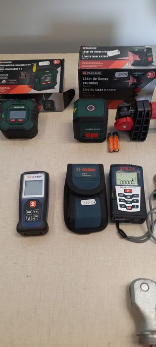 Maquina de soldar topos Geberit  e medidores laser