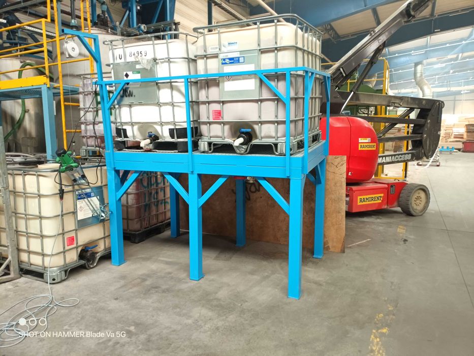 Stojak na beczkę, konstrukcja pod mauser