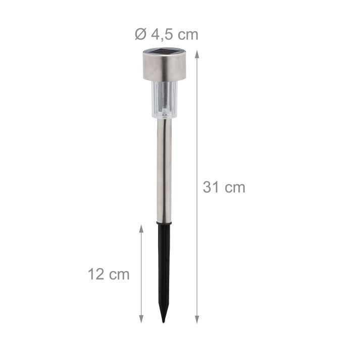 Lampy solarne zestaw 6 SZTUK