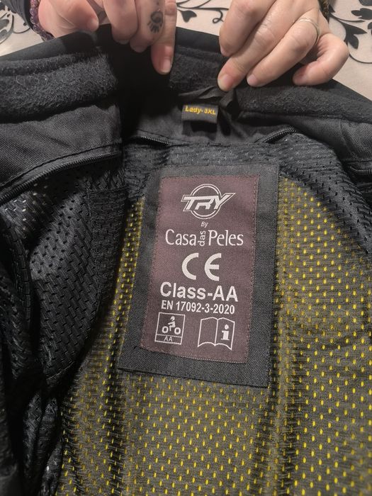 Casaco motard senhora