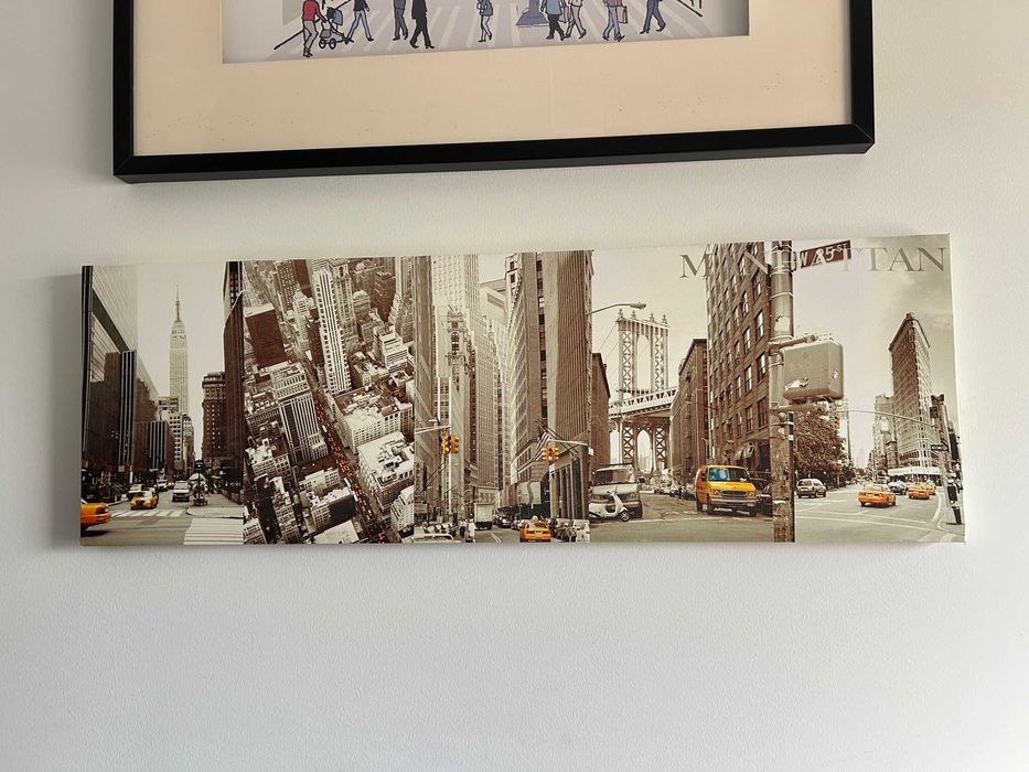 Quadro de 5 fotos de Nova Iorque