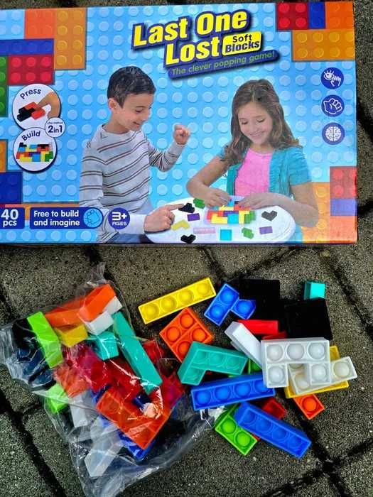 Ekstra klocki miękkie zestaw klocków PopIt nowe HIT