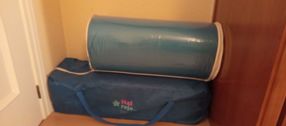 Cama viagem bebe + colchao