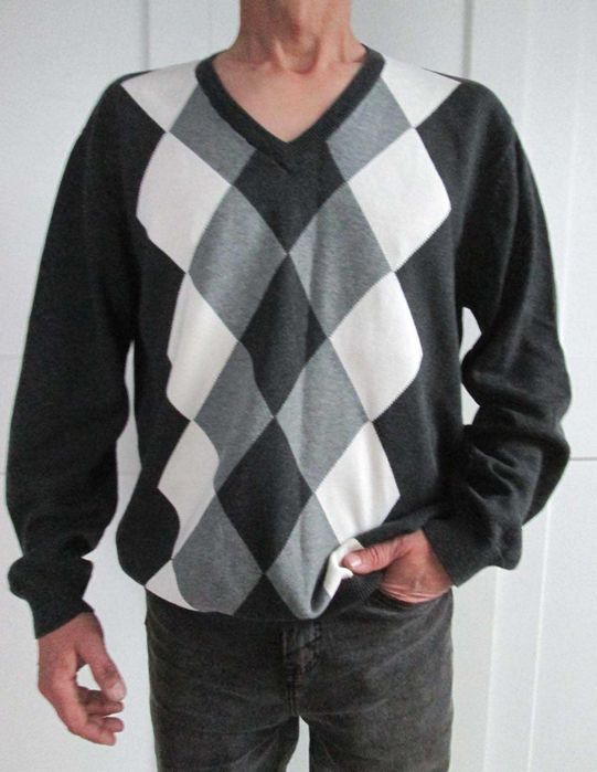 Gant męski sweter bawełna kaszmir XL