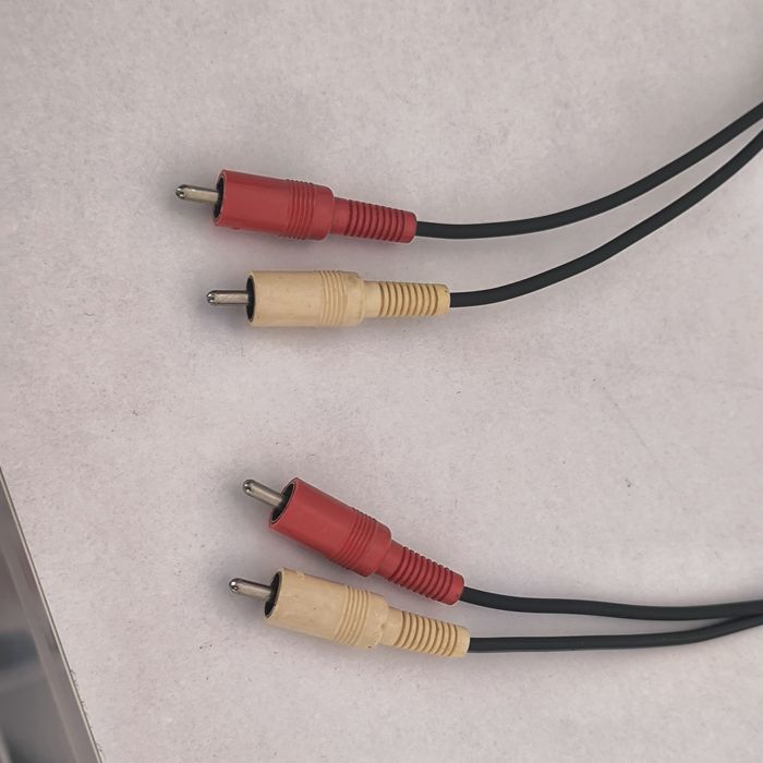 Oryginalny kabel interkonekt 2xRCA - 2xRCA (Chinch) Technics / Panasonic | Made in Japan