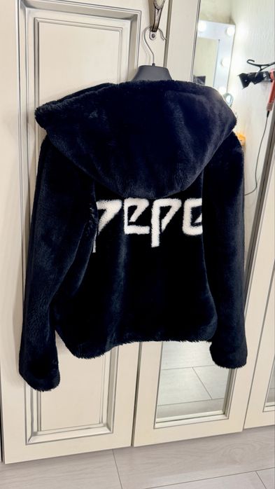 Шубка-куртка Pepe Jeans, розмір XS, темно-синя
