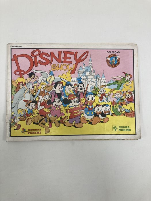 Caderneta Disney Show Incompleta