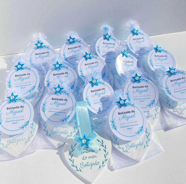 Lembrança para Batizado, aniversário em gesso perfumado