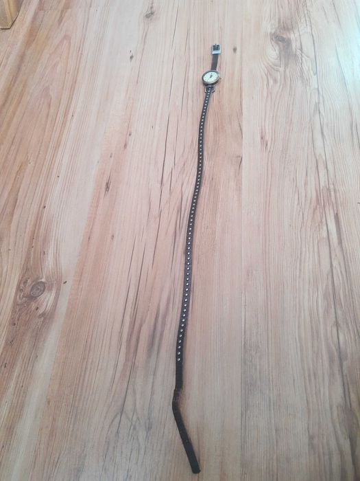 pasek skórzany z zegarkiem