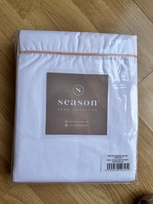 Lençóis e capas de edredon 100% algodão percal