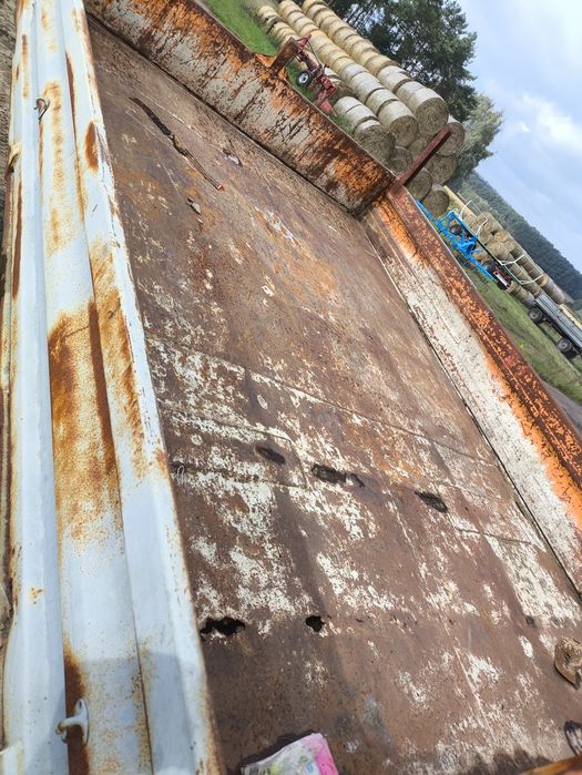 Przyczepa wywrotka x3 jednoosiowa Meiller rolnicza tandem hl brandys 6