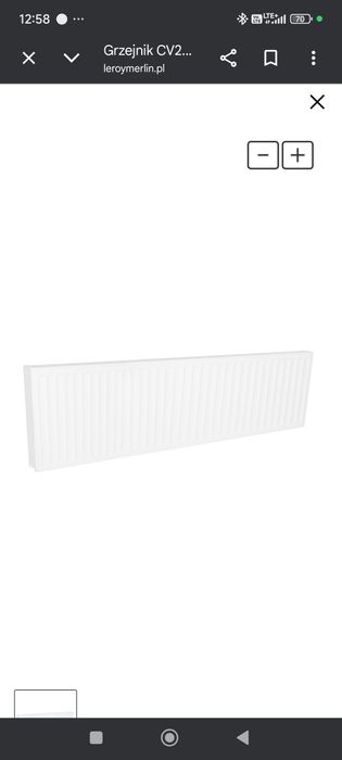 Grzejnik CV22 40x180 cm Biały B 1779W 12 Bar EQUATION