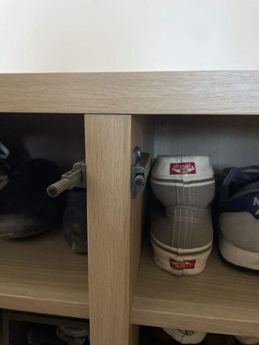 Movel ikea Besta 120x42x74 efeito carvalho