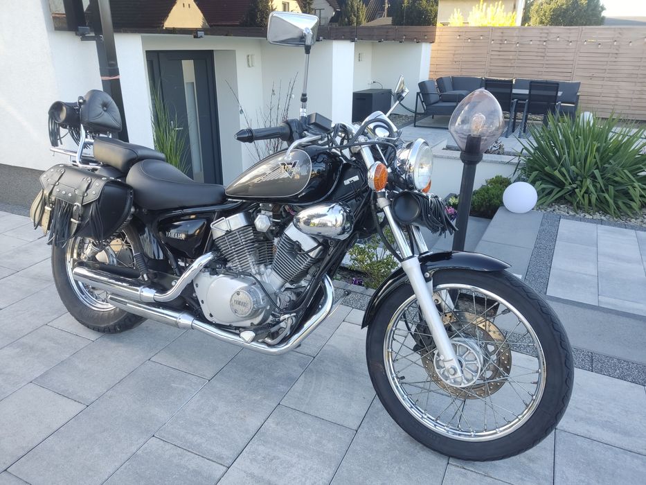 Yamaha Virago 125 ubrana oparcie sakwy piornik shadow Intruder maraude