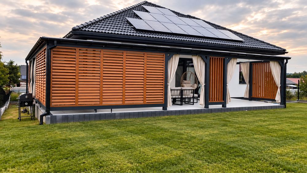 Zadaszenie tarasu weranda pergola wiata taras carport poliwęglan
