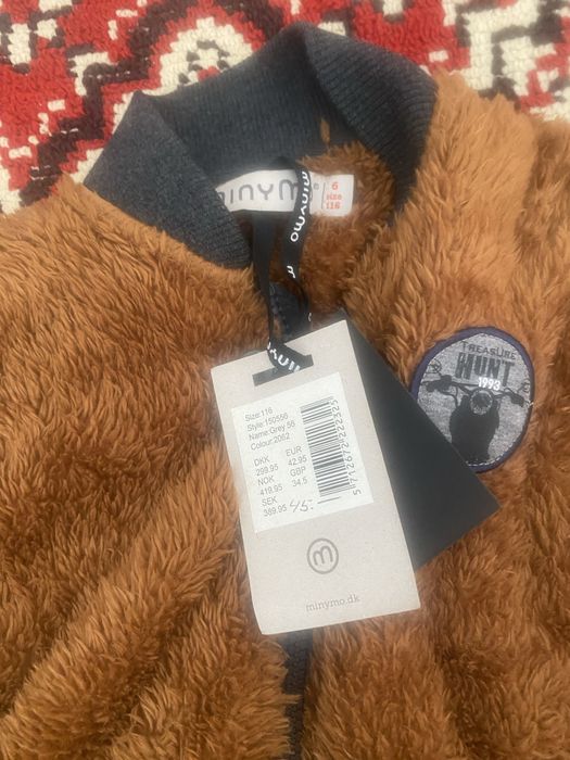 Модний кардиган-куртка minymo на 5-6 років