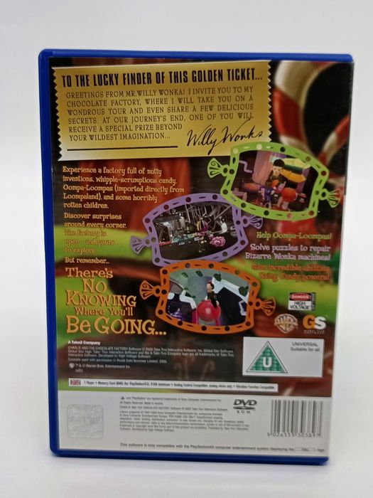 gra charlie and the chocolate factory sony playstation 2 (ps2)