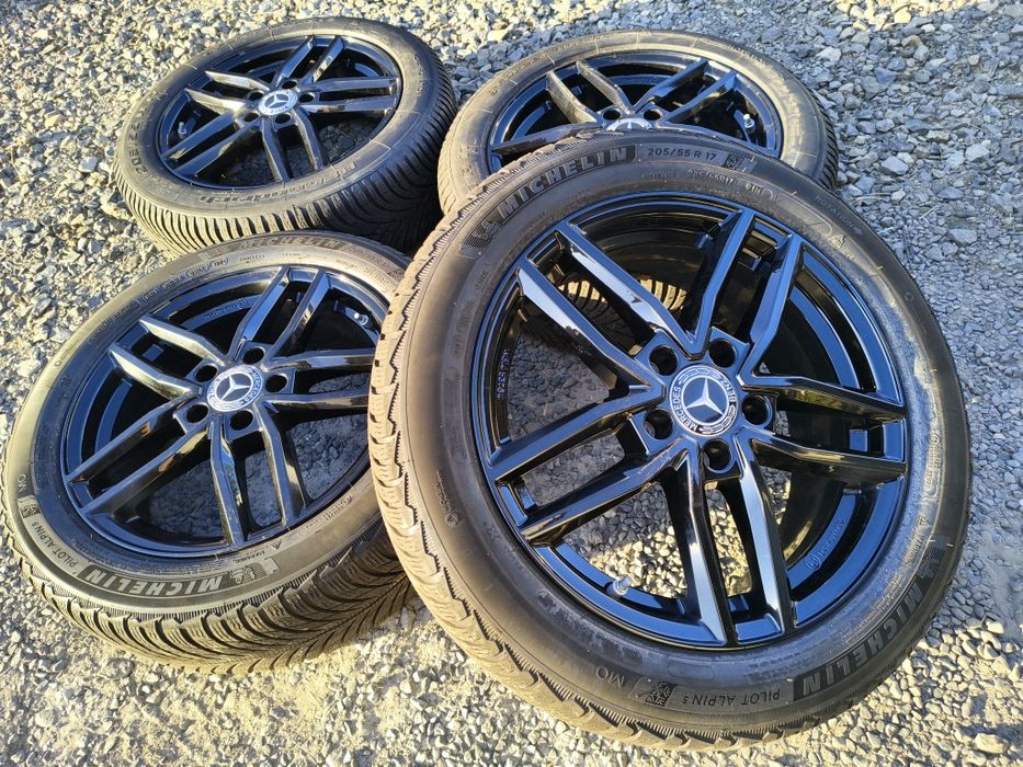 Koła zimowe Mercedes CLA 5x112 R17 A 177 B C Klasa Michelin 205/ 55 R17