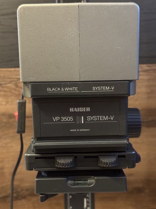 Powiększalnik BW Kaiser VP 3505 System V z obiektywem 50 mm
