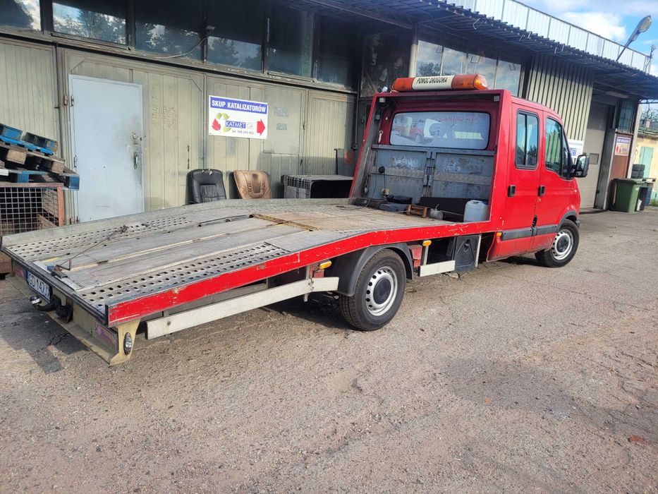 pomoc drogowa doka renault master 2,5 dci  ładowność 1450kg