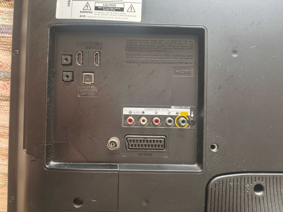 Televisor para peças