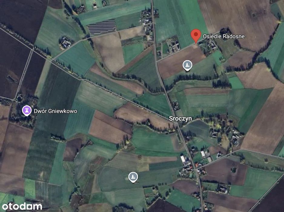 Sroczyn- Atrakcyjna, ogrodzona działka na sprzedaż z MPZP