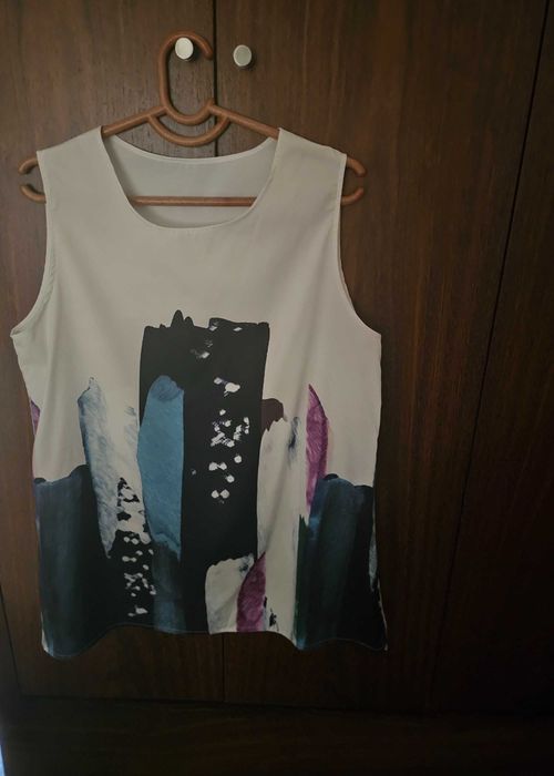 Blusa Túnica sem mangas