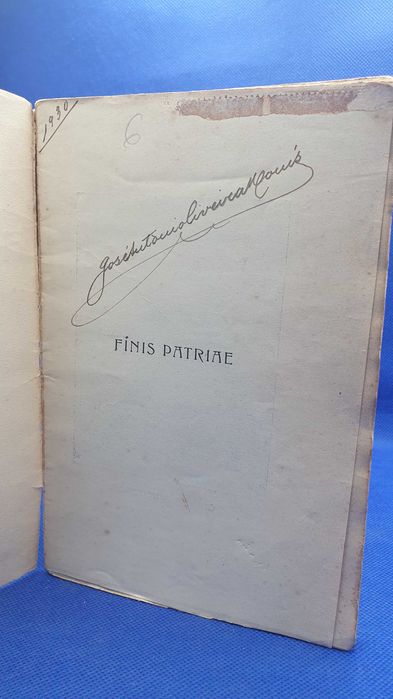 Livro - REF ESC - Guerra Junqueiro - Finis Patriae