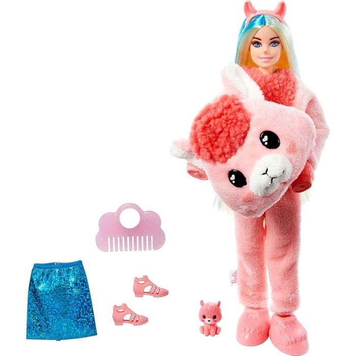 Ляльки Barbie у костюмі Оленя та Лами Cutie Reveal Doll