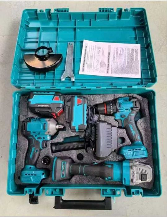 Набор инструментов 3в1 болгарка/гайковерт/шуруповерт 48W