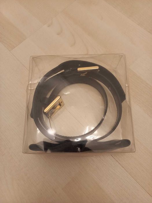 Стильный женский черный кожаный пояс на талию, Италия, размер 42