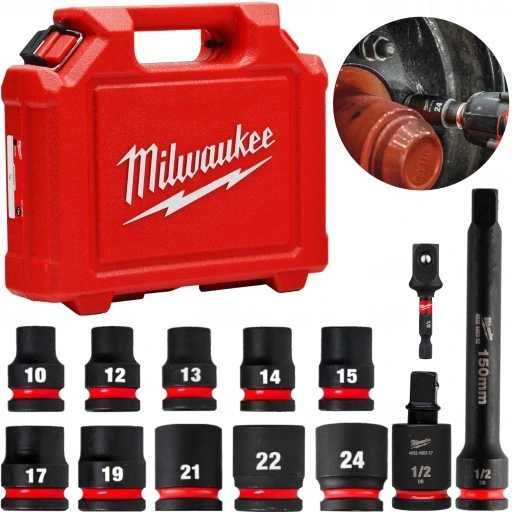 Набір головок Milwaukee 1/2" SKT SHOCKWAVE 13 шт