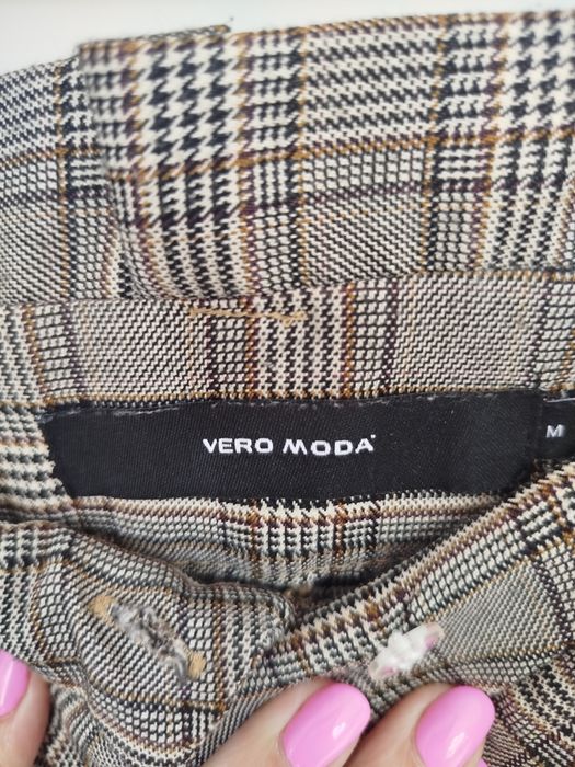 Spódnica w kratkę Vero Moda r. M