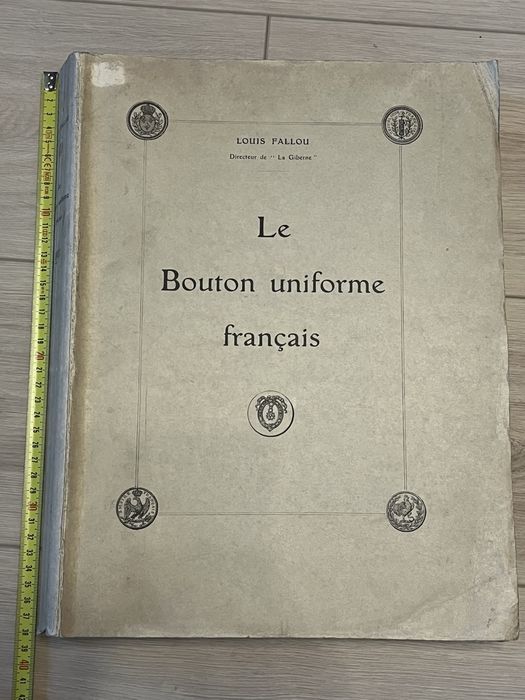 Książka „Le Bouton uniforme francais” Louis Fallou guzik napoleoński ...